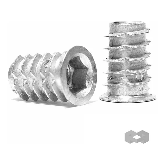 Bucha Americana M4 X 10 Zamak 100 Pçs Foto 1
