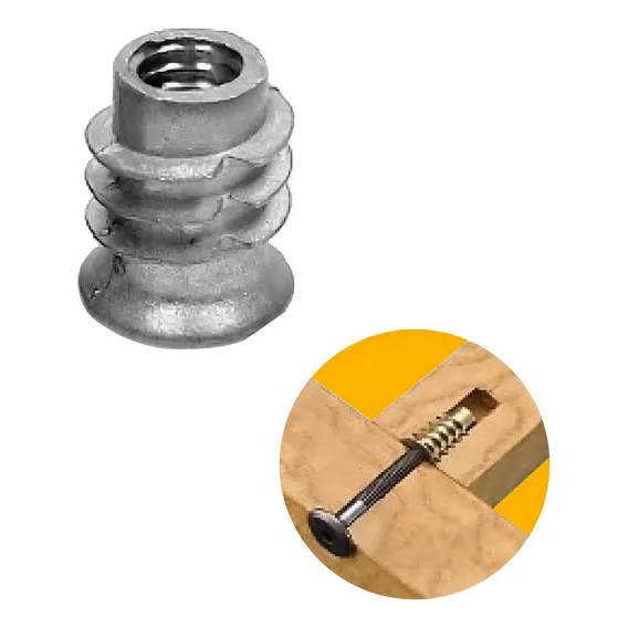 Bucha Americana Zincada Com Rosca 13x19mm 5 Peças R1467 Foto 1