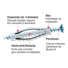 Bucha Fischer De Nylon Sx6 Caixa - Caixa Com 1000 Unidades Foto mini 3