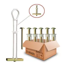Bucha Gesso Drywall Sforbolt Com Parafuso 1/4 - 20pcs Foto mini 1