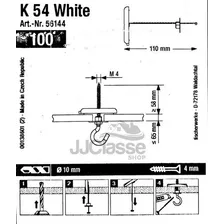 Bucha Nylon Fischer K54 100 Peças Foto mini  2