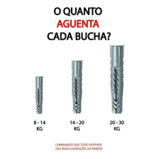 Bucha Nylon Fischer Universal Bloco Ux 6 Mm - 100 Peças Foto mini 3