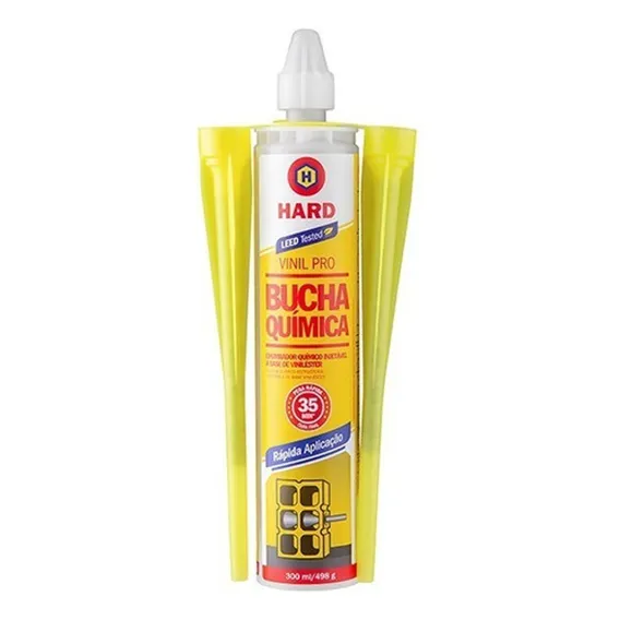 Bucha Química De Fixaçao Injetável Vinil Pro Hard 300ml Foto 1
