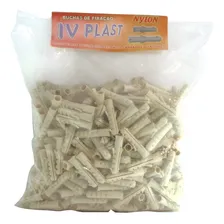 Bucha Sem Parafuso De Nylon 6mm C/ 500 Peças Ivplast Foto mini  3