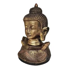 Buda Hindu Busto * Chakras * Resina * Hindu Cor Dourado Foto mini 2