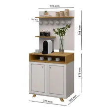 Buffet 2 Portas Star Off White/nature Jb Foto mini 4