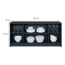 Buffet Lia 4 Pt Chumbo Foto mini 3