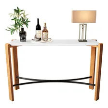 Buffet Soho Mobilia APARADOR Aparador Madeira Decorativo - branco com acabamento pintura uv e texturizado Foto mini 1