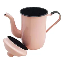 Bule CafĂ© Esmaltado 1,25 Litros E 6 XĂcaras 70ml Tradicional Foto mini 4