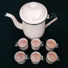 Bule CafĂ© Esmaltado 1,25 Litros E 6 XĂcaras 70ml Tradicional Foto mini 3