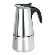 Bule Cafeteira Italiana Moka 200ml 4 Xicaras Aço Inox Cor Prateado Foto mini 1