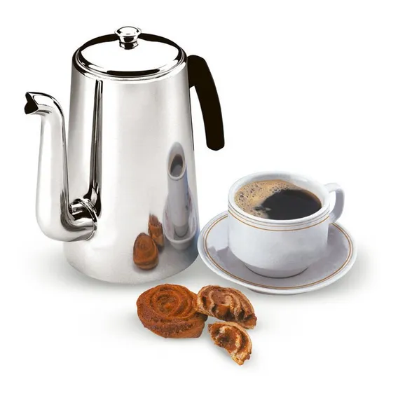 Bule Inox Com Bico 1,5l Cabo De Baquelite Zanella Foto 1