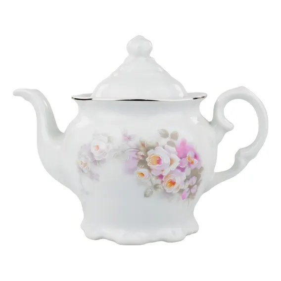 Bule Porcelana Schmidt - Dec. Vitoria Cor 0397 Foto 1