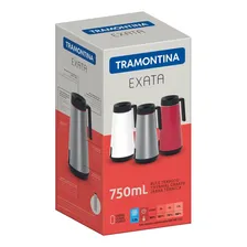 Bule Térmico Garrafa Exata Aço Tramontina 750ml Vermelho Foto mini 2