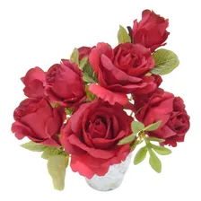 Buque De Rosas Vermelhas 2 Buques Com 10 Rosas Cada Foto mini 2