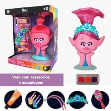 Busto Boneca Poppy - Dreamworks Trolls - Pupee Foto mini 4