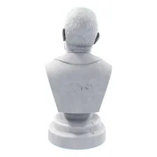 Busto Estátua Machado De Assis - Escritor Brasileiro Cor Cor Mármore Foto mini 4