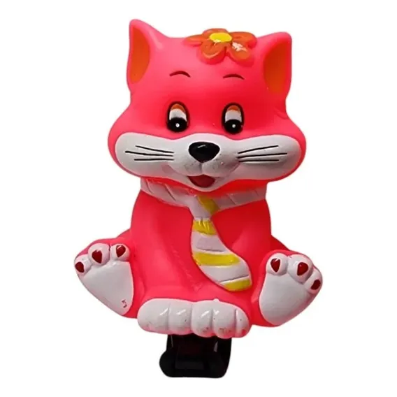 Buzina Campainha Fon Fon Silicone De Bike Infantil Gatinho Foto 1