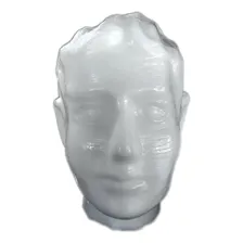 Cabeça De Cera - Homem / Mulher Cor Branco Foto mini 2