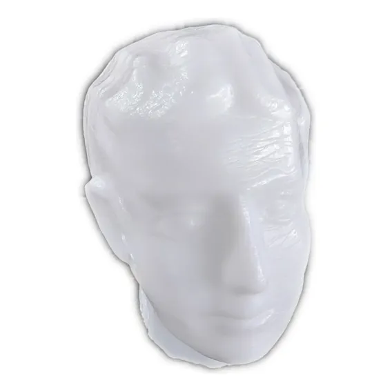 Cabeça De Cera - Homem / Mulher Cor Branco Foto 1