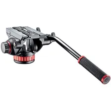 Cabeça de vídeo preta Manfrotto 502 MVH502Ah Foto mini 1