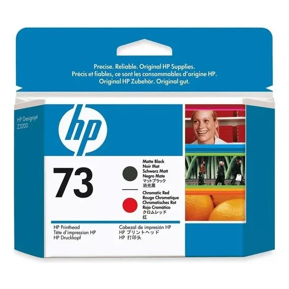 Cabeça Impressão Hp 73 Preto Fosco / Vermelho Cd949a Z3200 Foto 1
