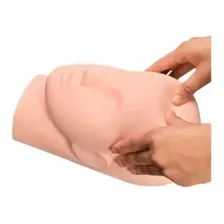 Cabeça Silicone P/ Cílios Micropigmentação Maquiagem Treino Foto mini 2