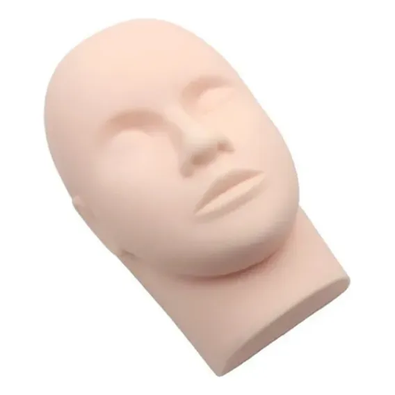 Cabeça Treino Micropigmentação Maquiagem Alongamento Cílios Foto 1