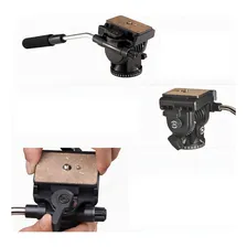 Cabeça Tripé Semi Hidráulica Vt-1510 Câmeras Filmadoras 3kg Foto mini 2