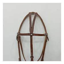 Cabeçada Cavalo Vaquejada Couro Legítimo Cor Marrom Foto mini 3