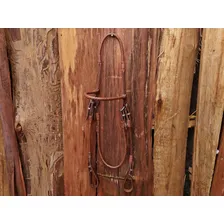 Cabeçada Rabo De Tatu Trançada Sela Cavalo Cor Marrom Foto mini 4
