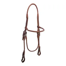 Cabeçada Rabo De Tatu Trançada Sela Cavalo Cor Marrom Foto  mini 1