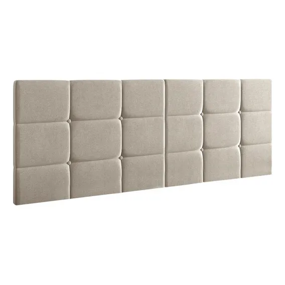 Cabeceira Almofadada Bia - Madeira Suede 90cm - Movelove Cor Areia Foto 1