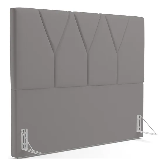 Cabeceira Box Casal 140 Cm Aurora Corano Cinza Foto 1