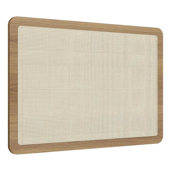 Cabeceira Box Solteiro Painel Com Telinha 90cm Moss Hanover Foto 1