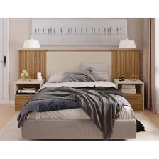 Cabeceira Caemmun Lucius P/cama De Casal C/mesa De Cabeceira Foto mini 4
