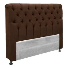 Cabeceira Cama Box Estofada King King Imperatriz Plus Suede Foto  mini 1