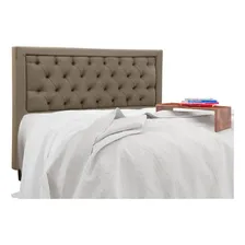 Cabeceira Cama Box King Simbal Baronesa King - Taupe Cor Marrom-taupe Foto  mini 1