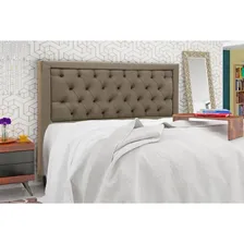 Cabeceira Cama Box King Simbal Baronesa King - Taupe Cor Marrom-taupe Foto mini  2