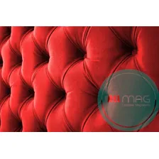 Cabeceira Condessa Em Suede Ou Corino Viúva Cor Vermelho Foto mini 2