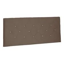 Cabeceira Estofada Box Casal Queen 160cm Caramelo Foto  mini 1