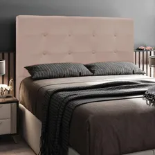 Cabeceira Luna Cama Box Queen 160 Cm Suede Bege D'rossi Foto mini  2