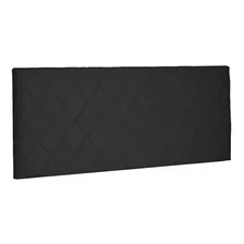 Cabeceira Painel Cama Box Queen 160 Esmeralda Suede Preto Foto mini 1