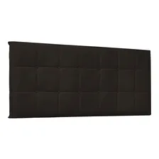 Cabeceira Painel Cama Box Queen 160 Verona Corino Marrom Foto mini 1