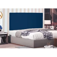 Cabeceira Painel Cama King 195 Ravenna Suede Azul Marinho Foto mini 2