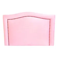 Cabeceira Para Cama Box Solteiro Estofada Corino Rosa Tacha Foto mini 1