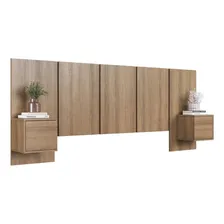 Cabeceira Para Cama De Casal Com Mesas De Cabeceira Zurique Foto mini 2