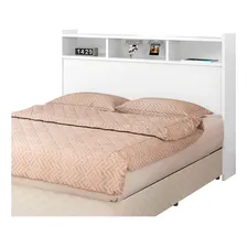 Cabeceira Quarto Melissa Casal 140 Cm Branco Cambel Foto mini 2