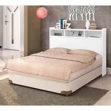 Cabeceira Quarto Melissa Casal 140 Cm Branco Cambel Foto mini 3