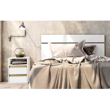 Cabeceira Solteiro 100% Mdf 511004 Branco - Belmax Foto mini 3